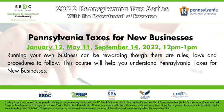 Pennsylvania Taxes for New Businesses