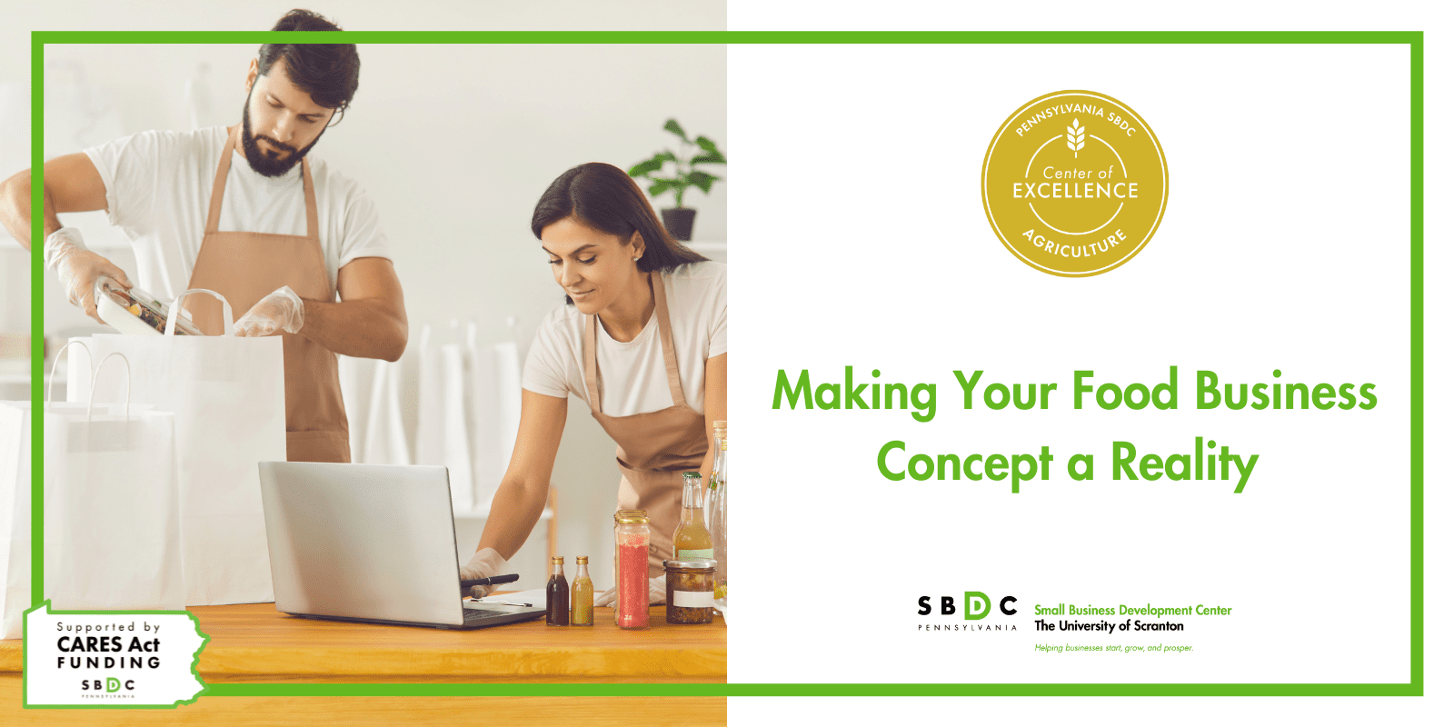 [SBDC-COE] Making Your Food Business Concept a Reality (Webinar)