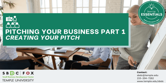 Pitching Your Business Part 1