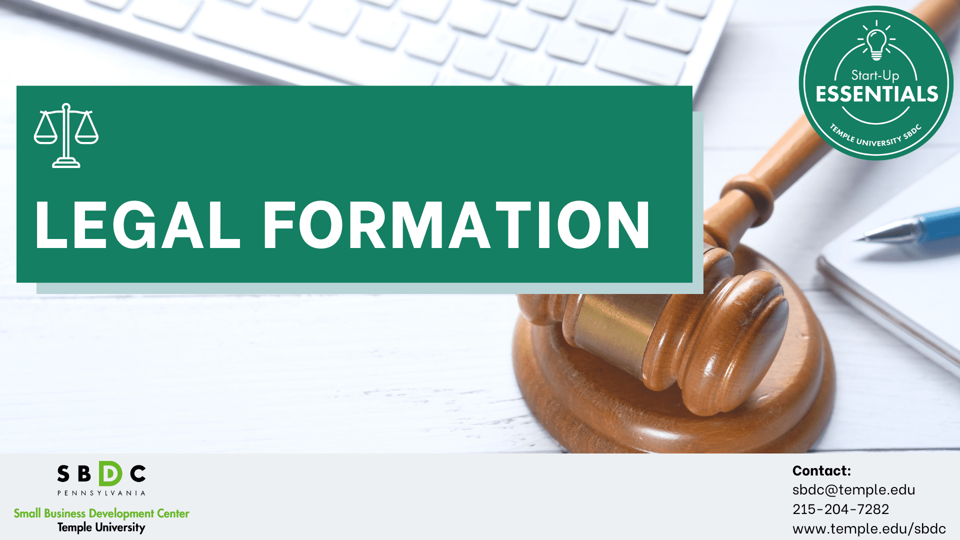 Legal Formation [Start-Up Essentials]
