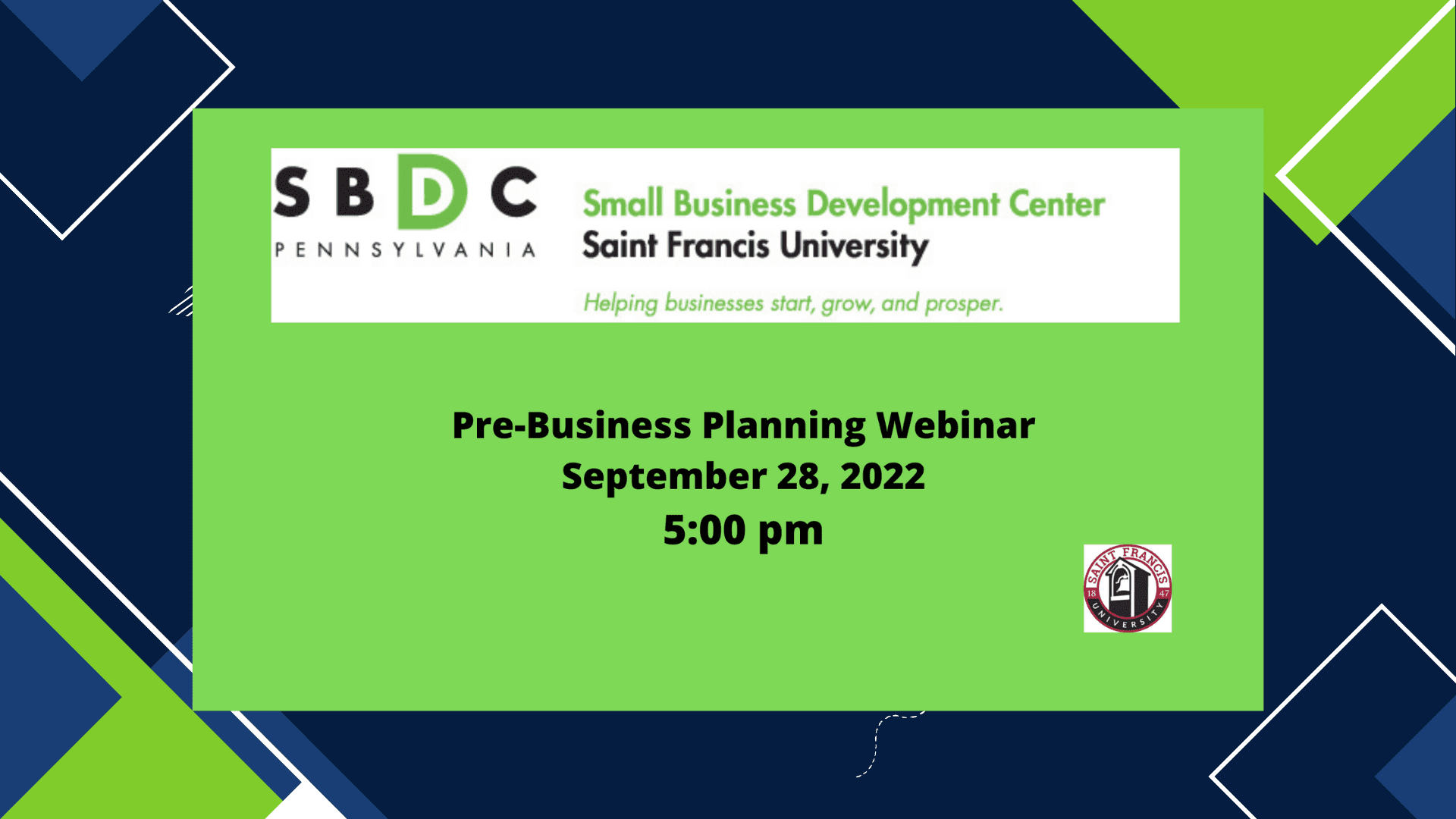 The First Step: Pre-Business Planning