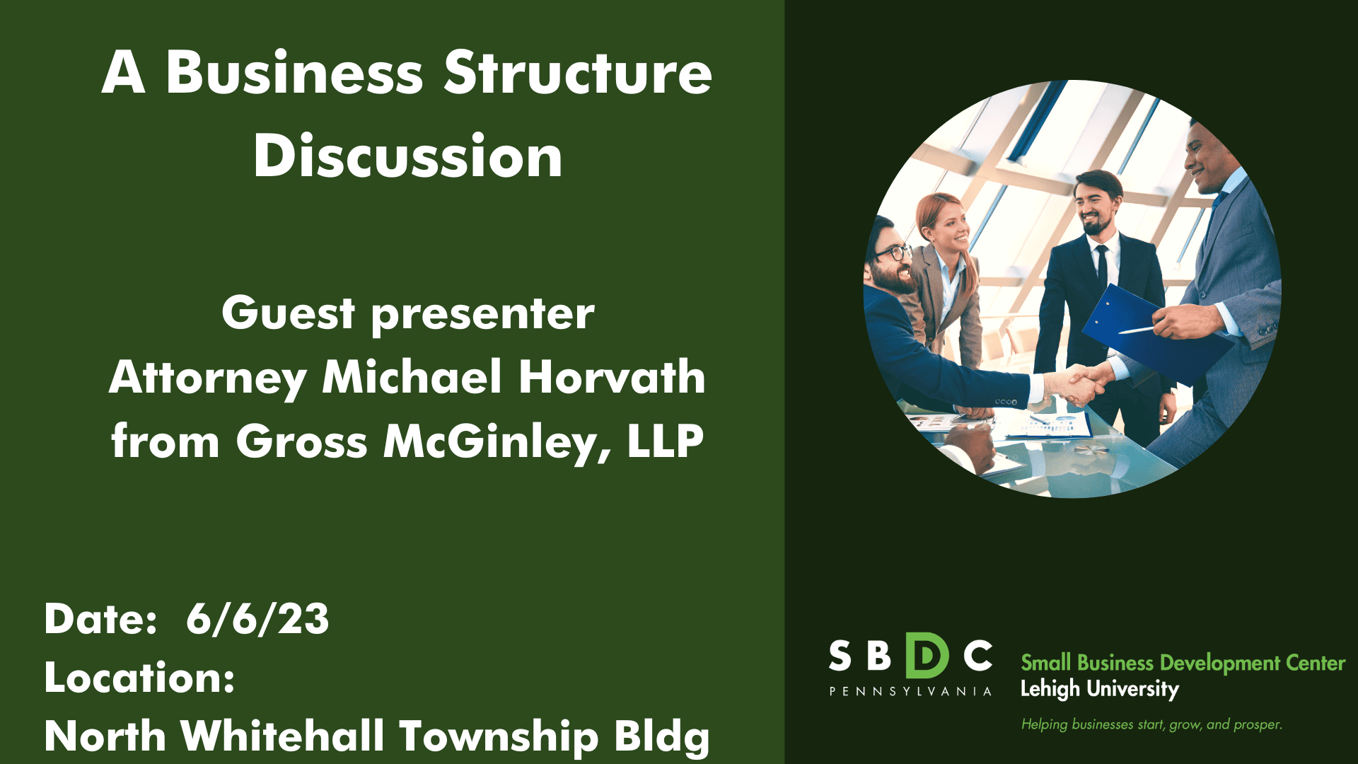A Business Structure Discussion