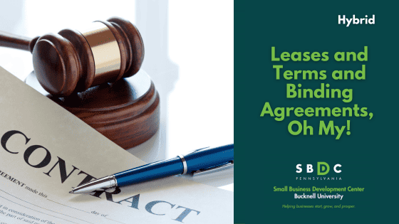 Leases and Terms and Binding Agreements