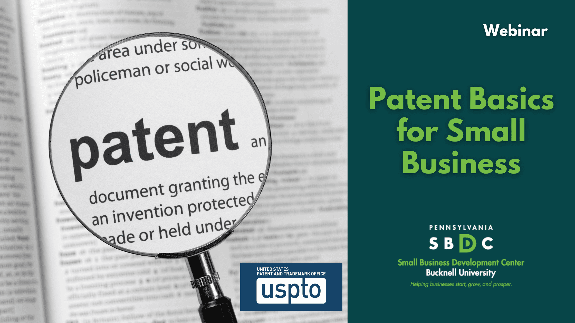 Patent Basics for Small Business