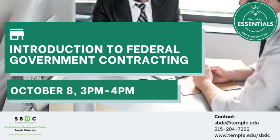 Introduction to Federal Government Contracting