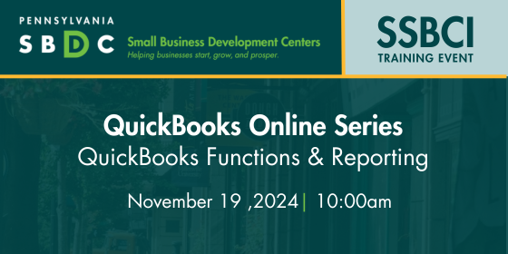 QuickBooks Functions and Reporting