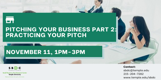 Pitching Your Business