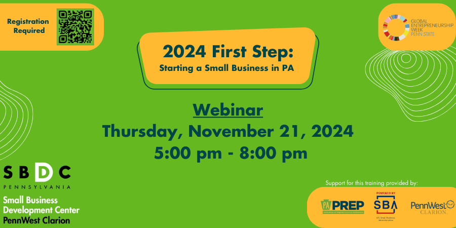 First Step: Starting A Small Business in Pennsylvania