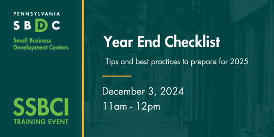 Year End Checklist