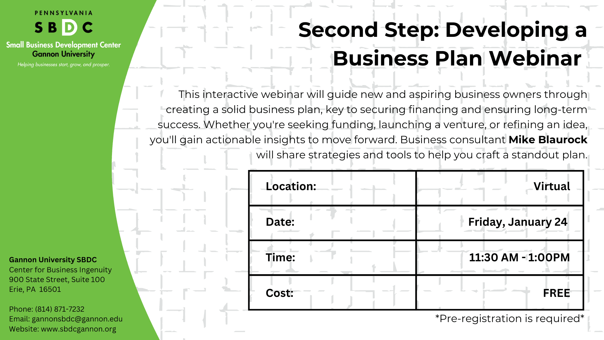 Second Step: Developing a Business Plan