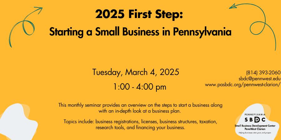 First Step: Starting A Small Business in Pennsylvania