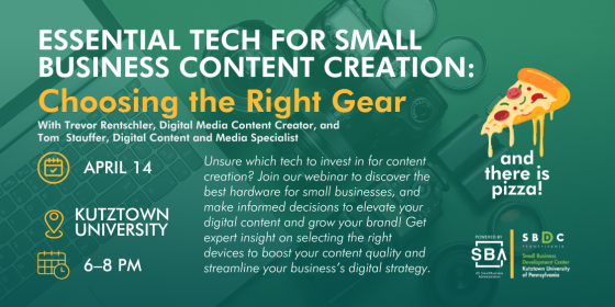 Essential Tech for Small Business Content Creation