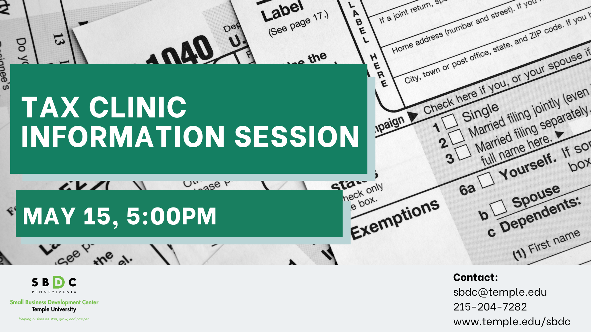 Tax Clinic Information Session