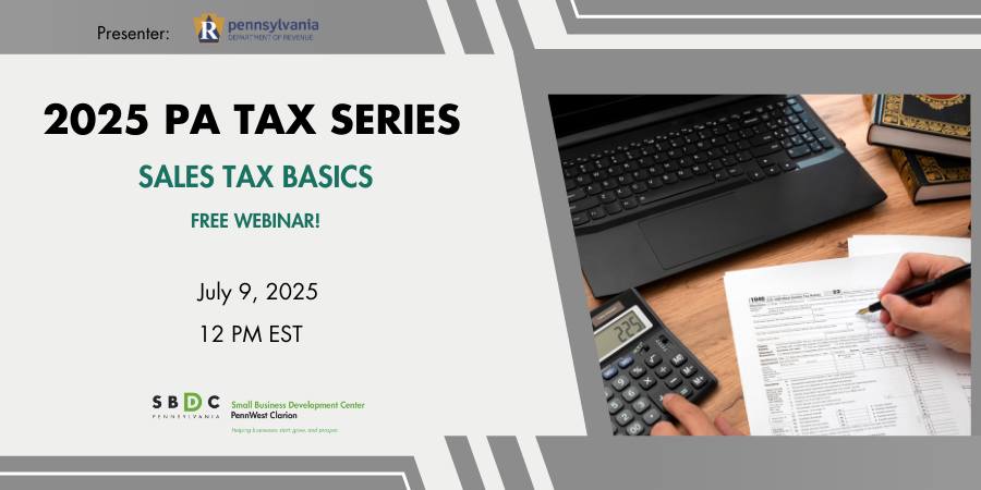 2025 PA Tax Series: Sales Tax Basics
