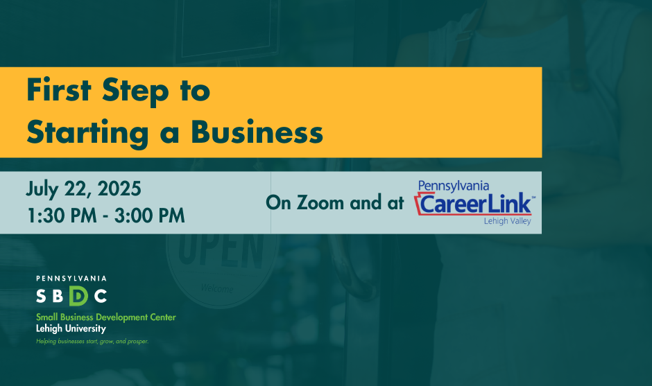 The First Step to Starting a Business