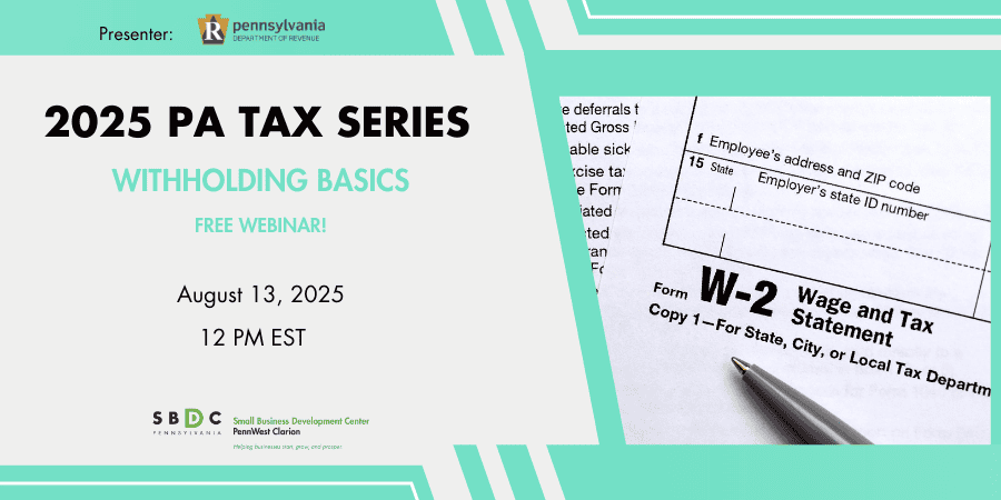 2025 PA Tax Series