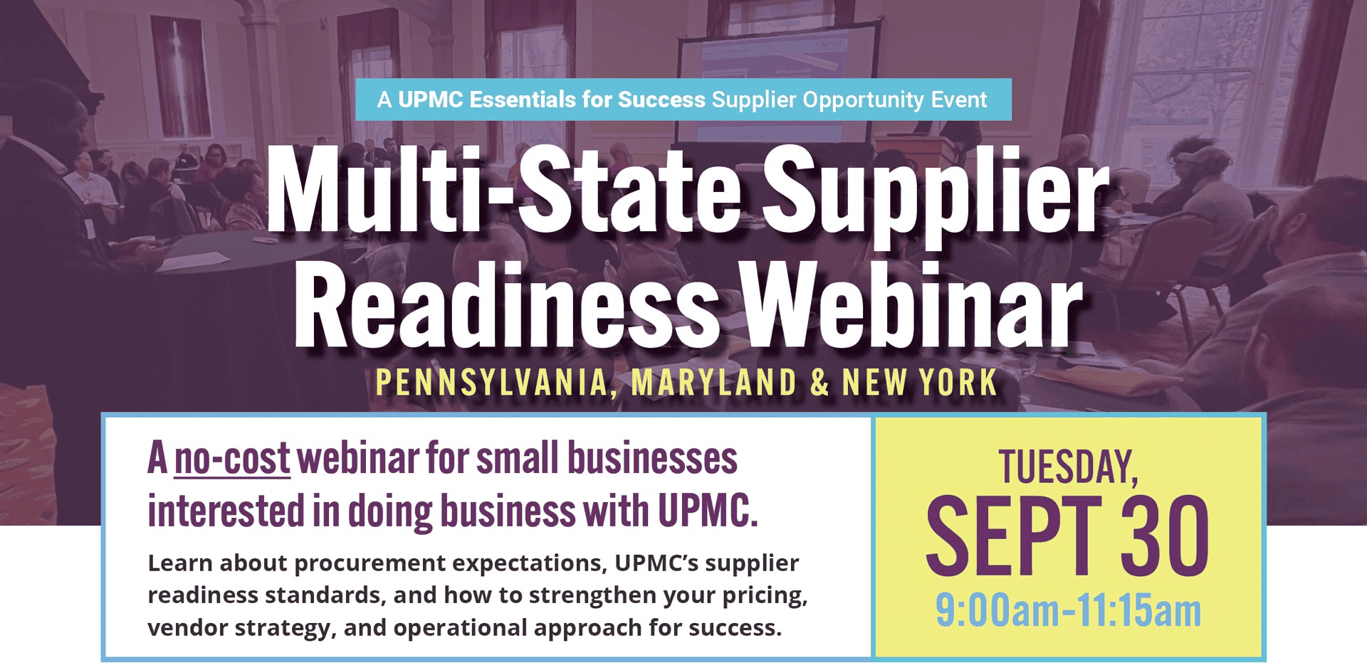 Multi-State Supplier Readiness Webinar
