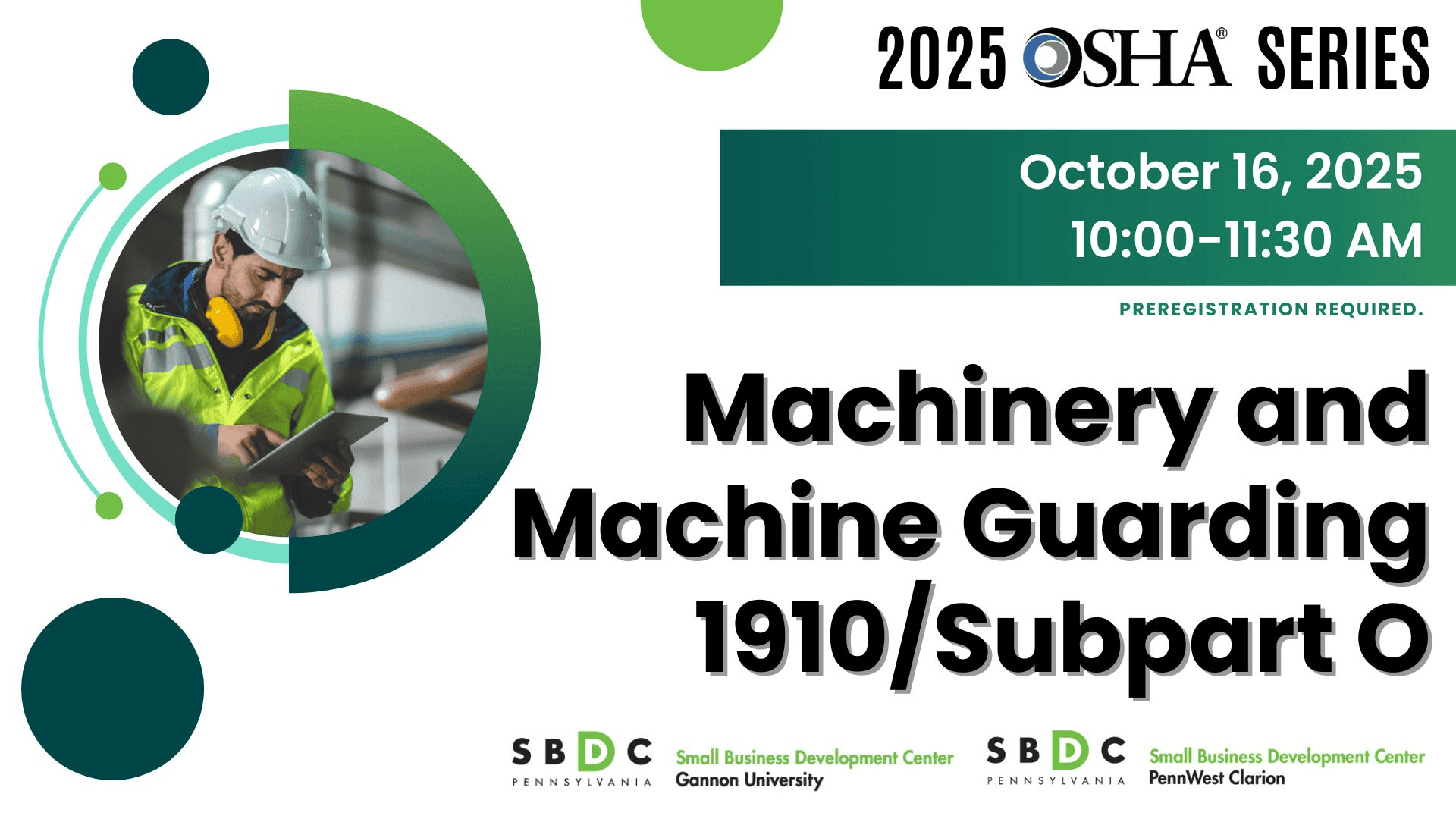 OSHA Machinery and Machine Guarding