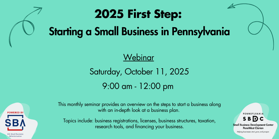First Step: Starting A Small Business in Pennsylvania