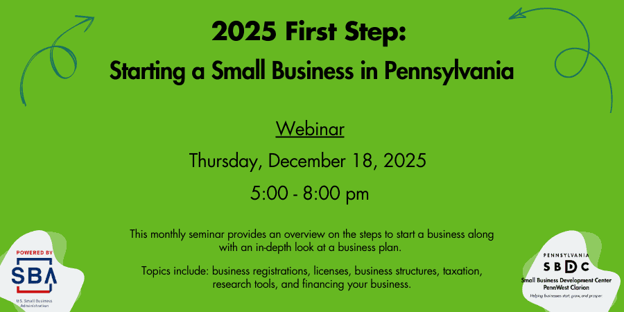 First Step: Starting A Small Business in Pennsylvania
