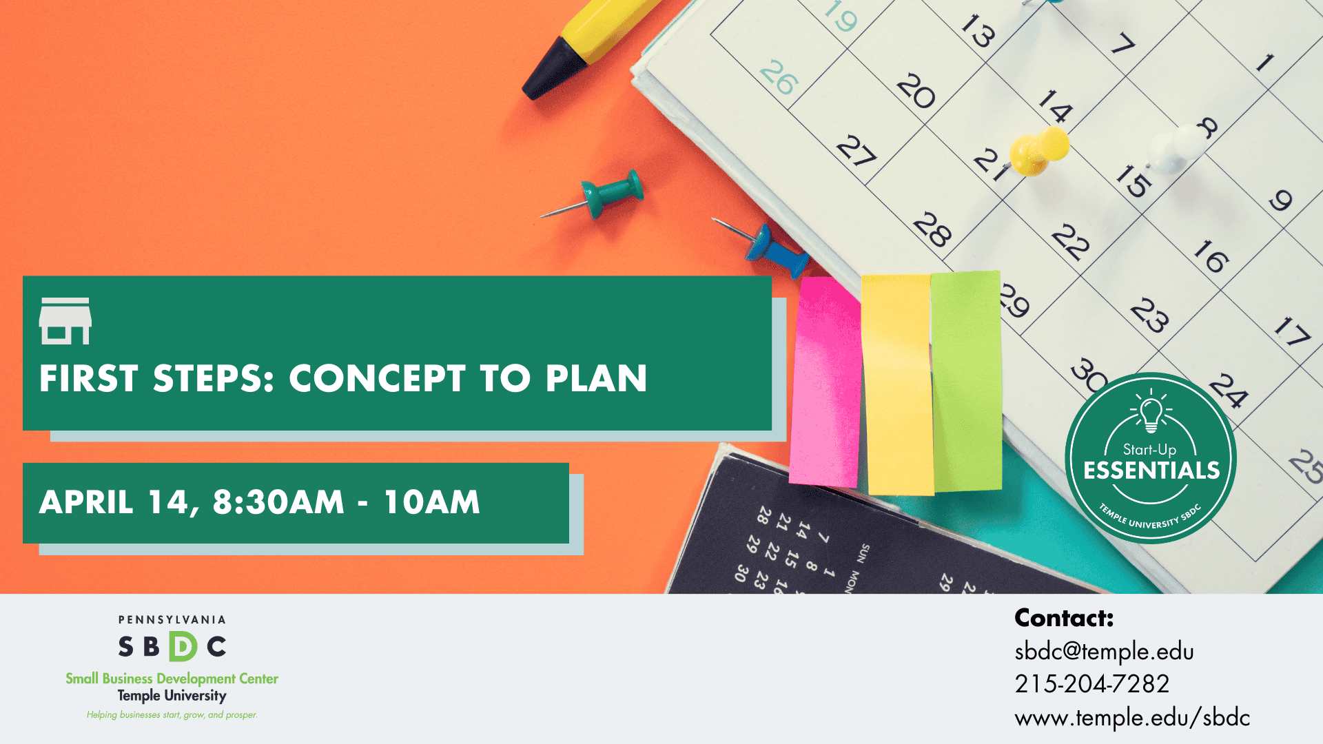 First Steps: Concept to Plan [Start-Up Essentials]