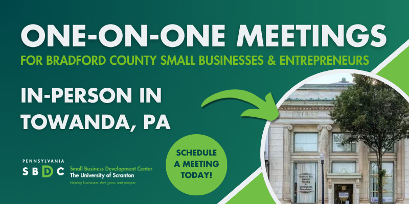 In-Person Consulting Opportunity for Bradford County