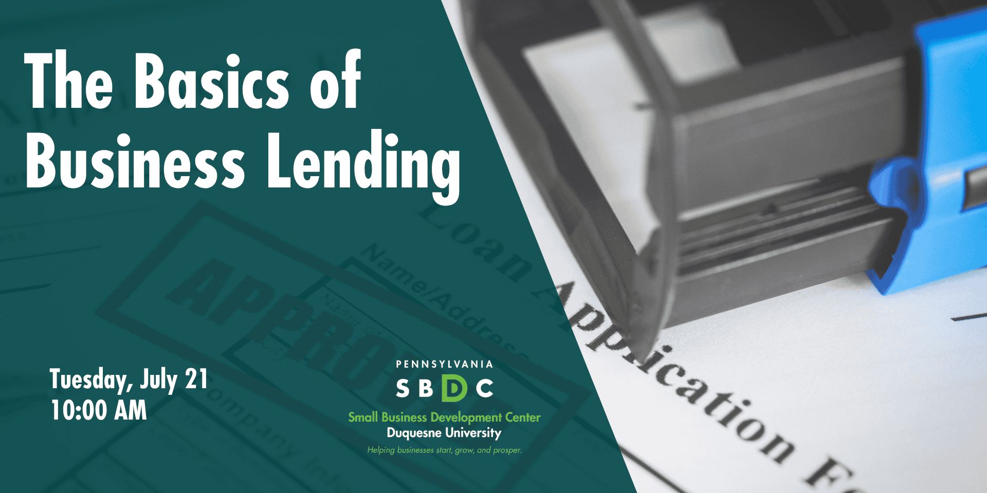 The Basics of Business Lending