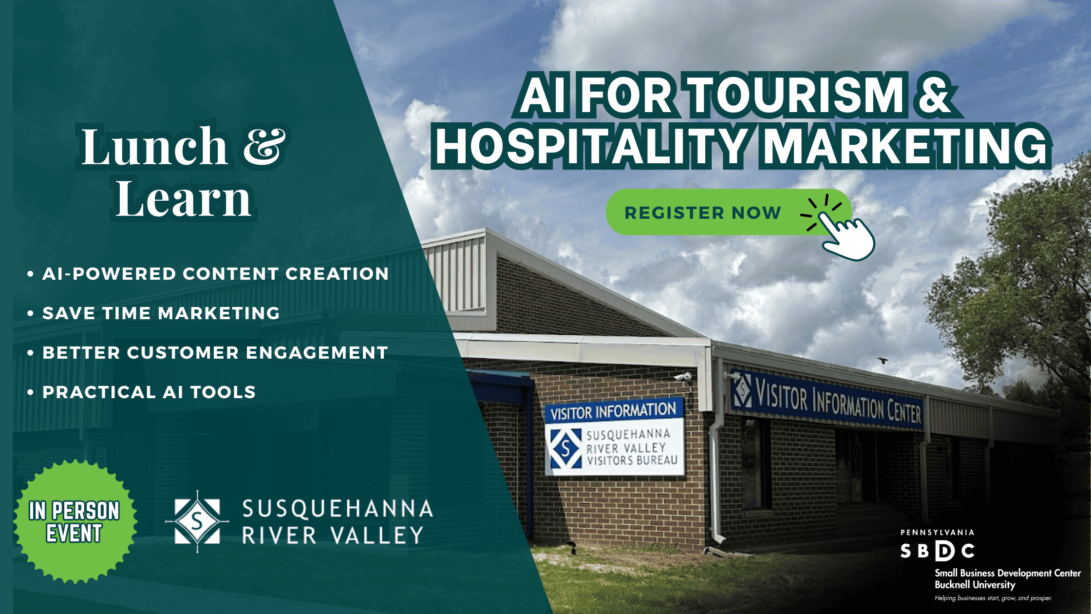 Lunch & Learn: AI for Tourism & Hospitality Marketing