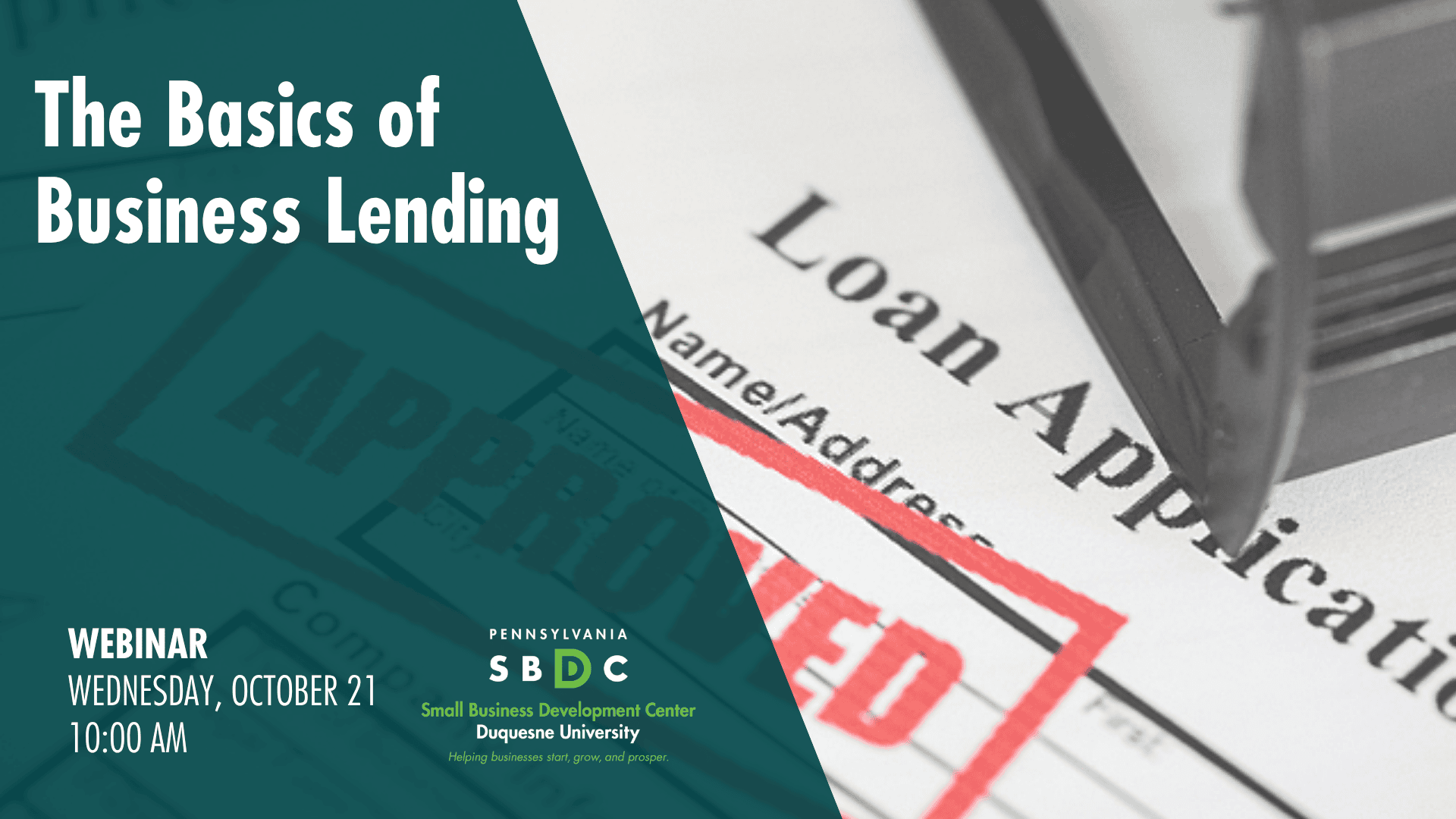 The Basics of Business Lending