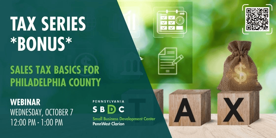 Sales Tax Basics for Philadelphia County