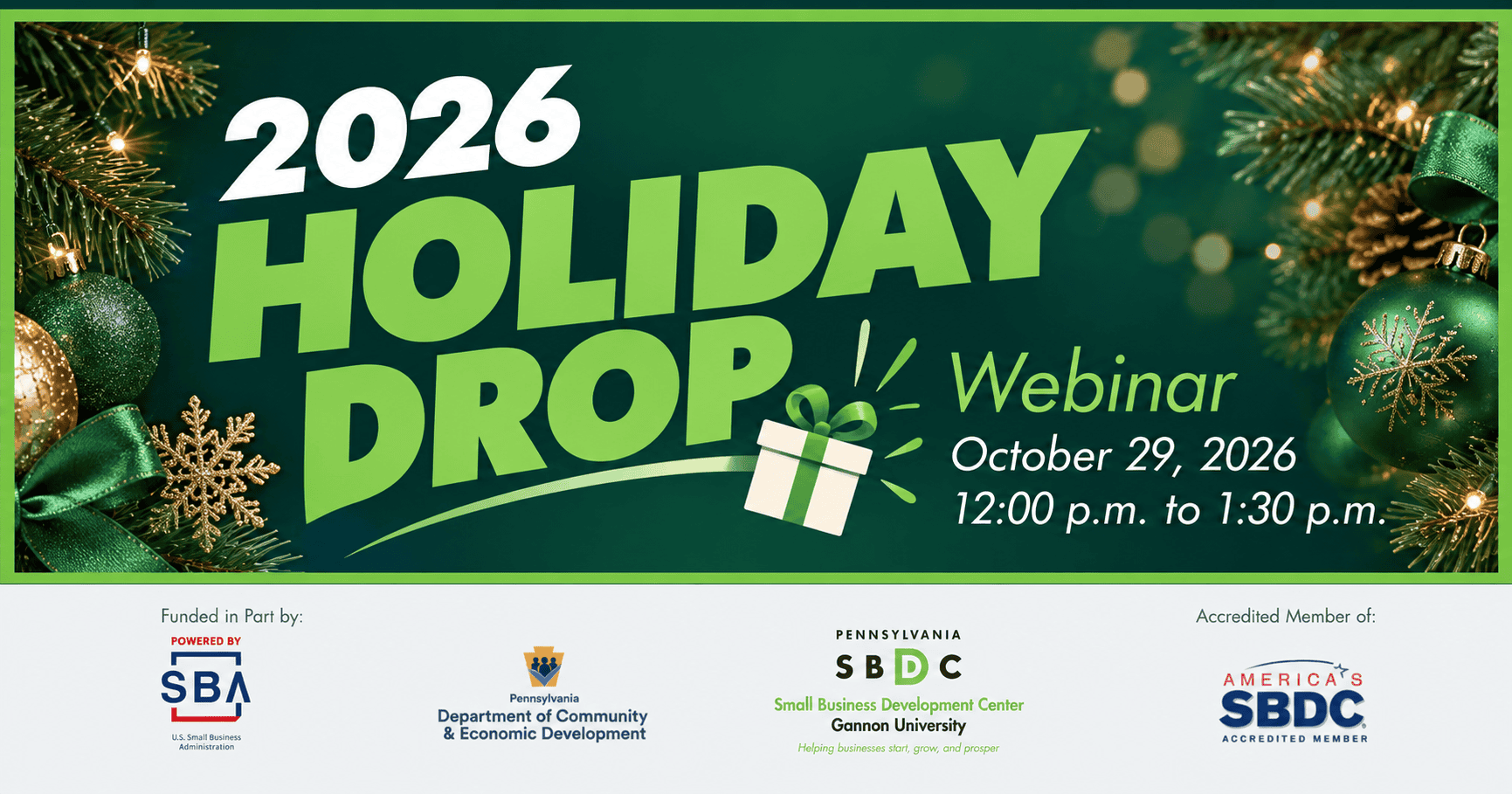 2026 Holiday Drop