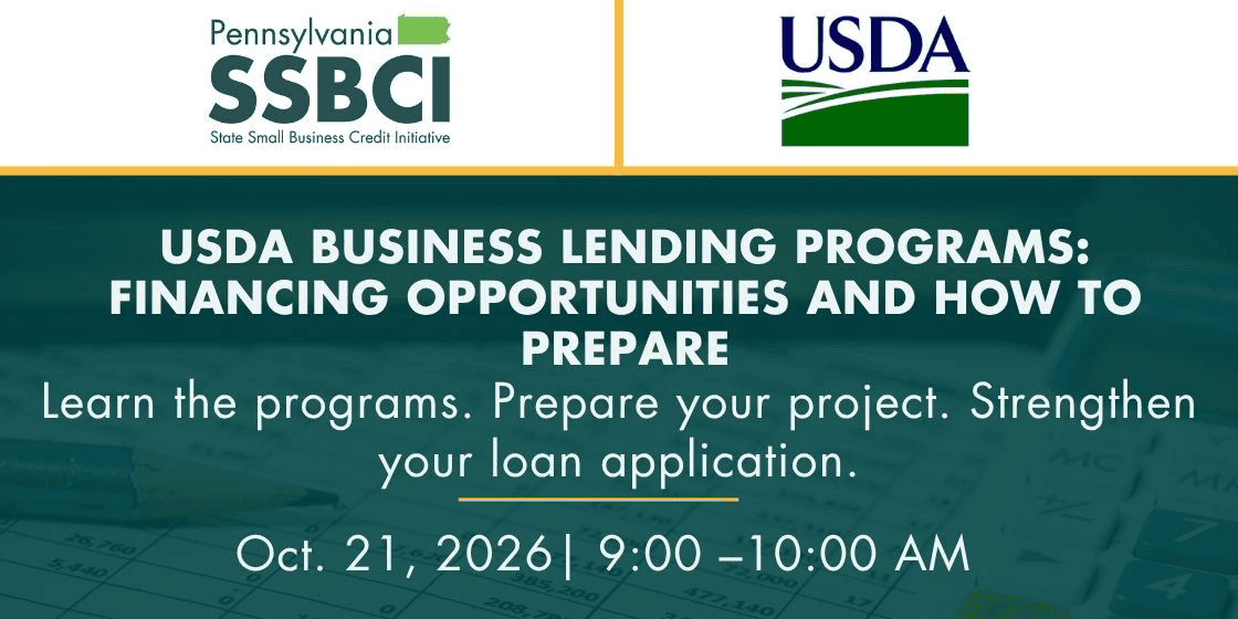 USDA Business Lending Programs