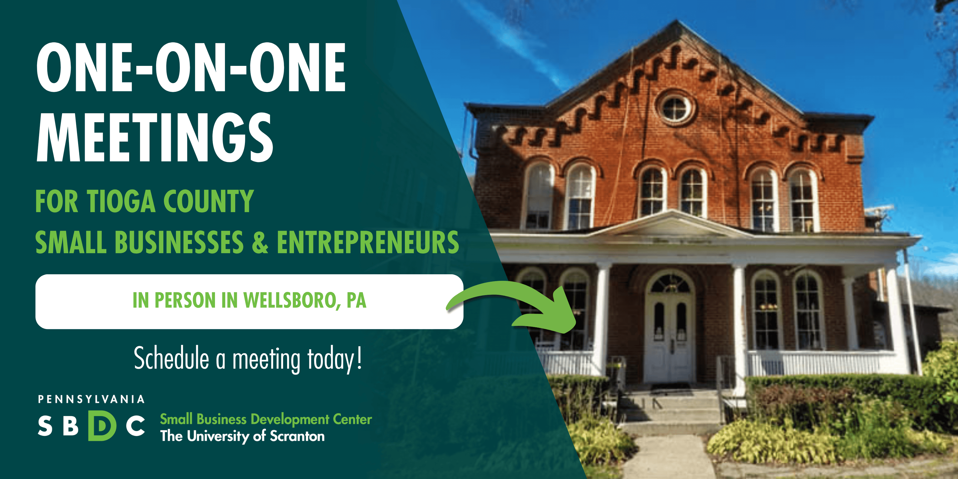 In-Person Consulting Opportunity for **Tioga County**