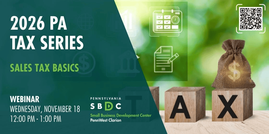 2026 PA Tax Series: Sales Tax Basics