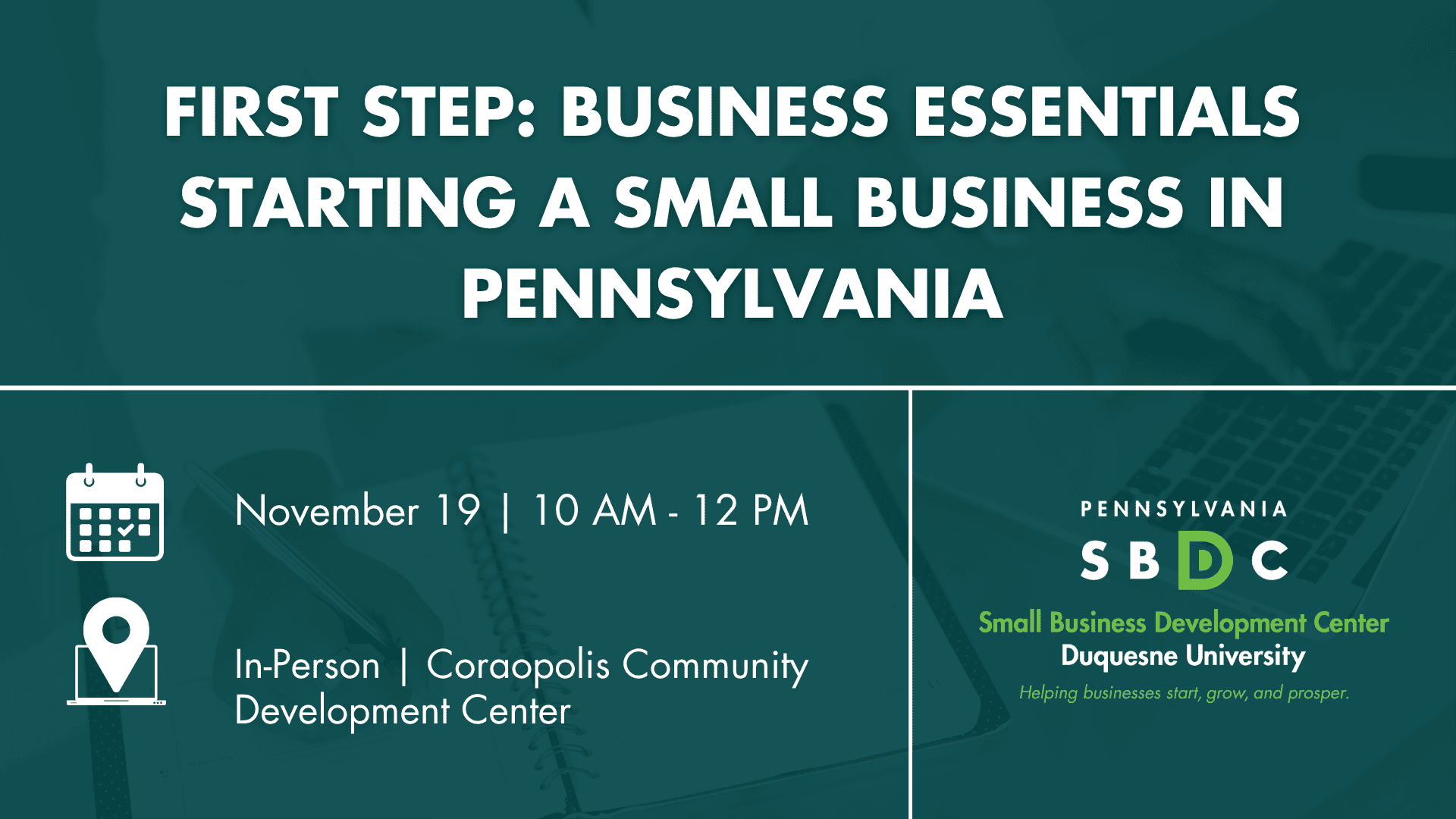 First Step: Business Essentials